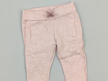 różowa spódniczka z falbankami: Baby material trousers, 6-9 months, 68-74 cm, F&F, condition - Very good