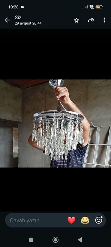 çilçıraqlar: Çılçıraq, 5 lampa, Xrustal — 1