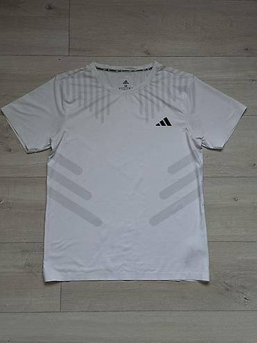 Мужская футболка, M, Adidas, Б/у, цвет - Белый, Самовывоз, Бесплатная доставка, Платная доставка