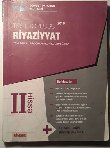 test toplusu riyaziyyat 2 hisse pdf: Riyaziyyat 2-ci hissə Test toplusu