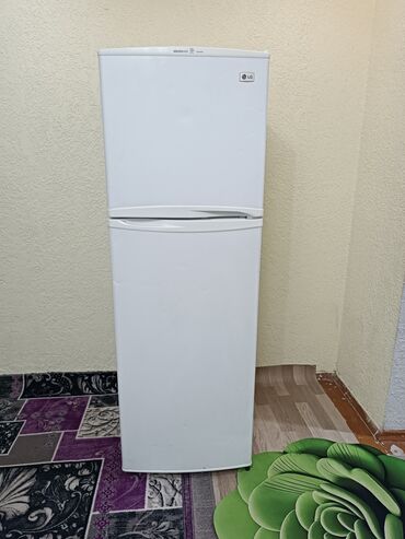 куплю новый холодильник: Муздаткыч LG, Колдонулган, Эки камералуу, No frost, 55 * 160 * 60