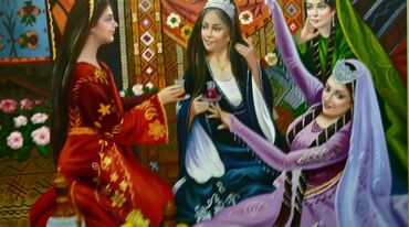 Şəkillər, tablolar: Ölçü 130/70.  Səhifəyə daxil olun digər rəsmlərə baxa bilərsiniz. Real — 6