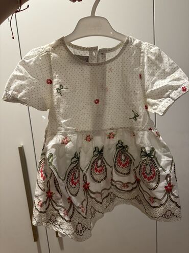 Платья: Детское платье Zara Kids, цвет - Белый