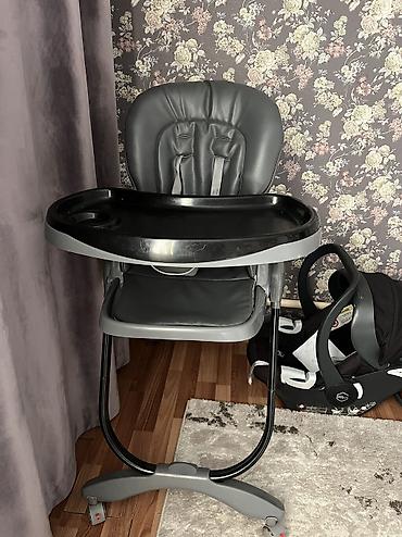 Стульчики для кормления: Детский стул, Новый, Пластик, цвет - Черный, Платная доставка, Самовывоз — 2
