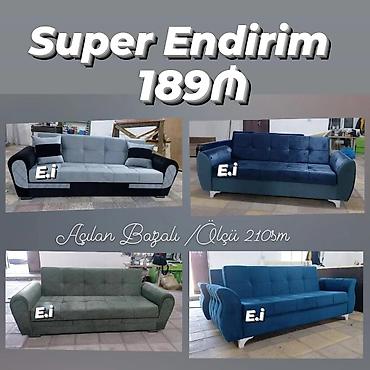 zeytun yağı: Super Endirim – 189₼ Açılan, bazalı divan - Ölçü: 210 sm - — 1