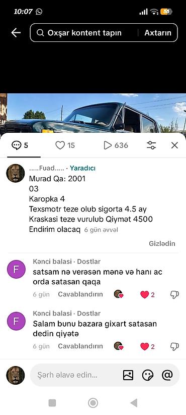 si yagi qiyməti: VAZ 2106, 2001-ci il buraxılışı. Şəkillərdə tünd yaşıl rəngli sedan — 2