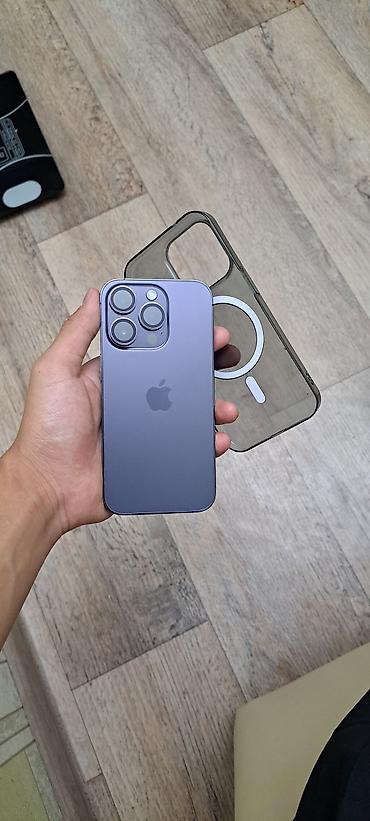 iphone 10 s: IPhone 14 Pro, Б/у, 256 ГБ, Deep Purple, Защитное стекло, Чехол, 83 % — 9