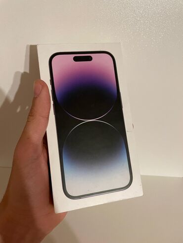 050 211 nomre satilir: IPhone 14 Pro, 256 GB, Deep Purple, Face ID