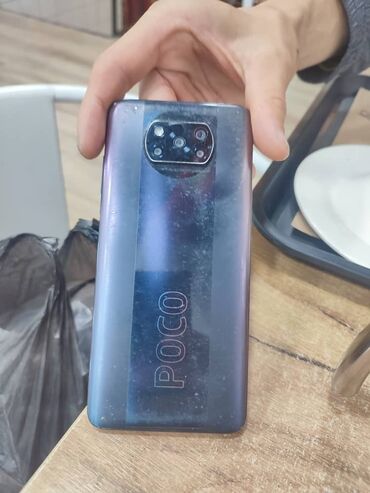 чехол для мак: Poco X3 Pro, Б/у, 128 ГБ, цвет - Синий, 2 SIM