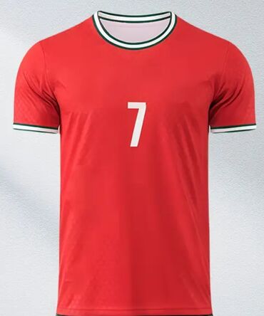 свадебные платья в баку цены: Qırmızı futbol köynəyi – “7” nömrəli - Rəng: parlaq qırmızı - Ön