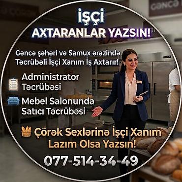 anbar reyisi: Satış məsləhətçisi tələb olunur, Yalnız qadınlar üçün — 1
