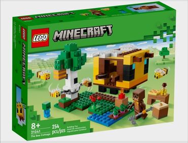 домики: Lego Minecraft пчелиный домик,имеются подвижные элементы что позволяет