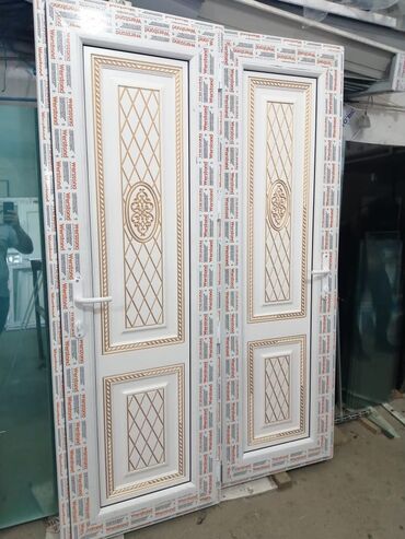 Plastik qapılar: Plastik Naxışlı Hamam Qapıları Plastik aluminium qapı pəncərə — 11