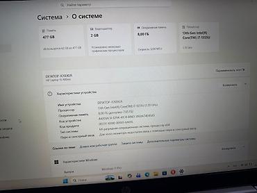 mini notebook: HP noutbuk satılır. Korpus gümüşü rəngdədir, zərif və müasir dizayna — 10