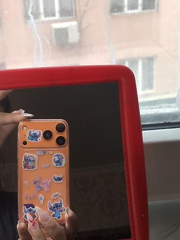 iphone se ekran: Stitch temalı telefon arxası örtüyü - Rəng: narıncı -X- dı 17 ye — 1