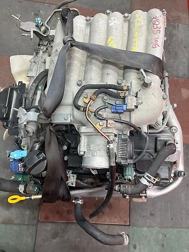 Двигатели, моторы и ГБЦ: Бензиновый мотор Nissan 2000 г., 3.5 л, Б/у, Оригинал, Япония — 2