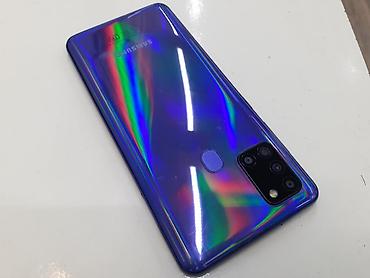 samsung es: Samsung Galaxy A21S, 32 GB, rəng - Göy, Zəmanət, Düyməli, Sensor — 5
