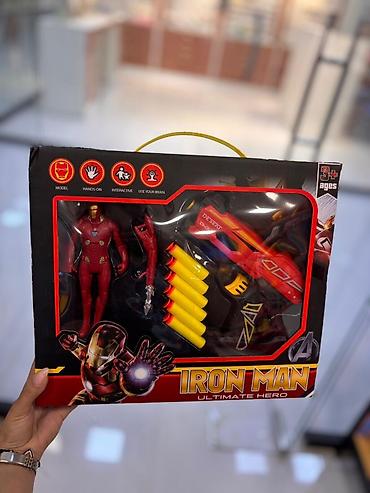 at oyuncaq: Uşaq oyuncaqları – süngər oxlu atıcı dəstlər 1) M65 Spider Man süngər — 1