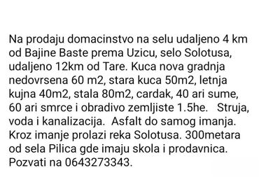 Kuće na prodaju: 80 kv. m, 4 sobe — 10