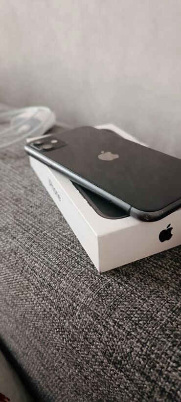 купить пк в рассрочку без банка: IPhone 11, Колдонулган, 128 ГБ, Black Titanium, Коргоочу айнек, Каптама, Куту, 74 %