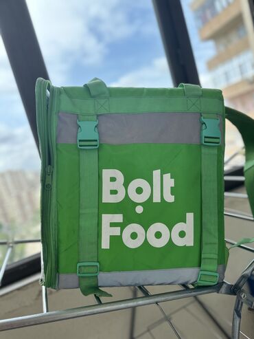 Kuryer çantaları: Bolt Food termo çanta çox az işlənib