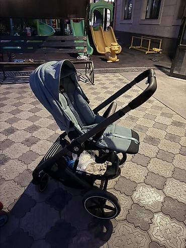 cybex коляски: Коляска, Cybex, цвет - Голубой, Б/у — 5