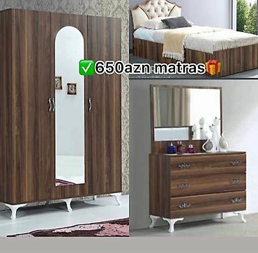 mebel termo: İkinəfərlik çarpayı, Dolab, Termo, 2 tumba, Azərbaycan, Yeni — 4