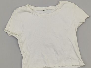 białe damskie t shirty: Top S (EU 36), condition - Very good