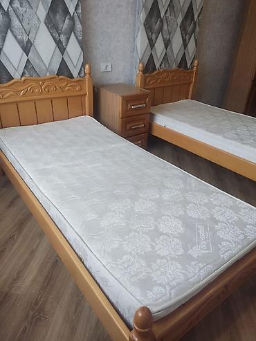 Çarpayılar: İşlənmiş, Təknəfərlik çarpayı, Bazasız, Matras ilə, Siyirməsiz, Azərbaycan — 2