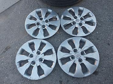 disk satilir: Hyundai orijinal disk qapaqları (4 ədəd dəst) - Model: Hyundai — 5