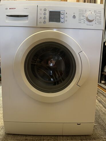 купить бу стиральную машину в бишкеке: Стиральная машина Bosch, Б/у, Автомат, До 6 кг, Полноразмерная
