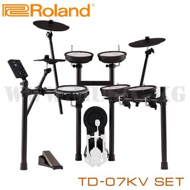 студья: Цифровая ударная установка roland td-07kv v-drum set + dap-3x комплект