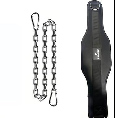 Turniklər və bruslar: Çəkili dip/pull-up kəməri – zəncirli - Maksimum yüklə məşq üçün — 3