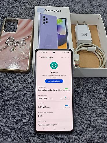 Samsung: Samsung Galaxy A52, 128 GB, rəng - Bənövşəyi, İki sim kartlı — 8