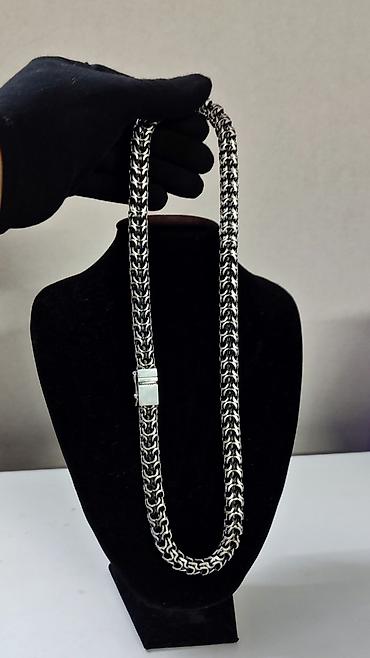 Серебряные браслеты: Серебряный браслет Лисий хвост Серебро 925 проба Вес 85 грамм Размер — 15