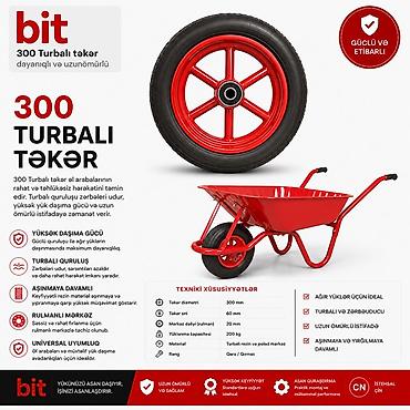 təkərli: 300 Turbalı Təkər – araba və əl arabaları üçün (Marka:Durmaz — 1