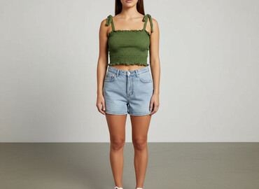 stradivarius top bez ramiączek: Stradivarius, Топ жіночий, розмір L