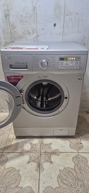 cesqa masin: Paltaryuyan maşın LG, 6 kq, İşlənmiş, Avtomat, Qurutma var, Ödənişli çatdırılma — 2