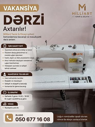 derzi iş: Dərzi tələb olunur, 5/2 — 1