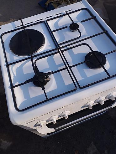 Техника и электроника: Комбинированная кухонная плита BEKO - Тип: комбинированная (3 газовые — 2