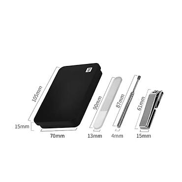 ногтевой набор: Маникюрный набор Xiaomi HuoHou No Splash Nail Clipper Set With Metal — 2
