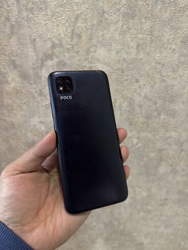 диктофон купить дешево: Poco C3, Колдонулган, 64 ГБ, түсү - Кара, 2 SIM