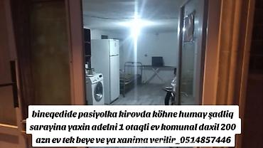 401 kv. m, 1 otaqlı, Kombi, Qaz, İşıq