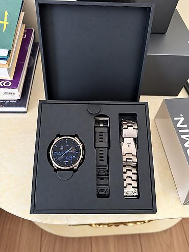 пиксель 10: Garmin Fenix 8 amoled sapphire duo С тремя ремешками,в хорошем — 2