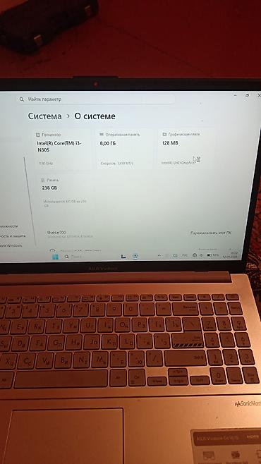 ASUS Vivobook Go 14/15 noutbuku Salam.1 həftə işlənib 800 manata