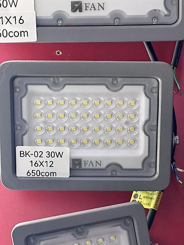 quantum board: Светодиодный прожектор FAN BK-02 30W - Мощность: 30 Вт - Модель — 1