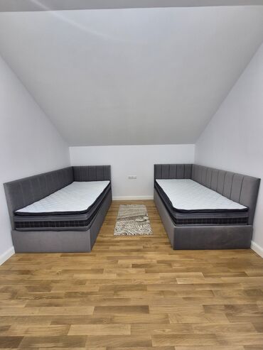 односпальные кроваты: Бир кишилик керебет, Жаңы, Жумшак башы менен, узуну - 200 см