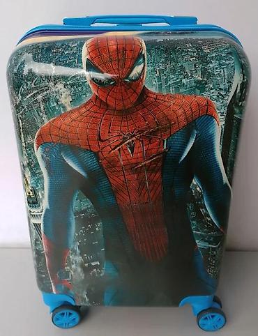 Rančevi, torbe i koferi: Dečiji kofer na točkiće sa motivom Spajdermena, idealan za putovanja — 7