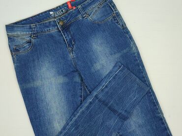 jeansy damskie z szerokimi nogawkami: Jeans for women, XL (EU 42)