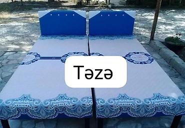 qapi demir qapi seyf qapi: Təzə çarpayılar 1 nəfərlik çarpayılar 60manat. 2 nəfərlik taxt — 2